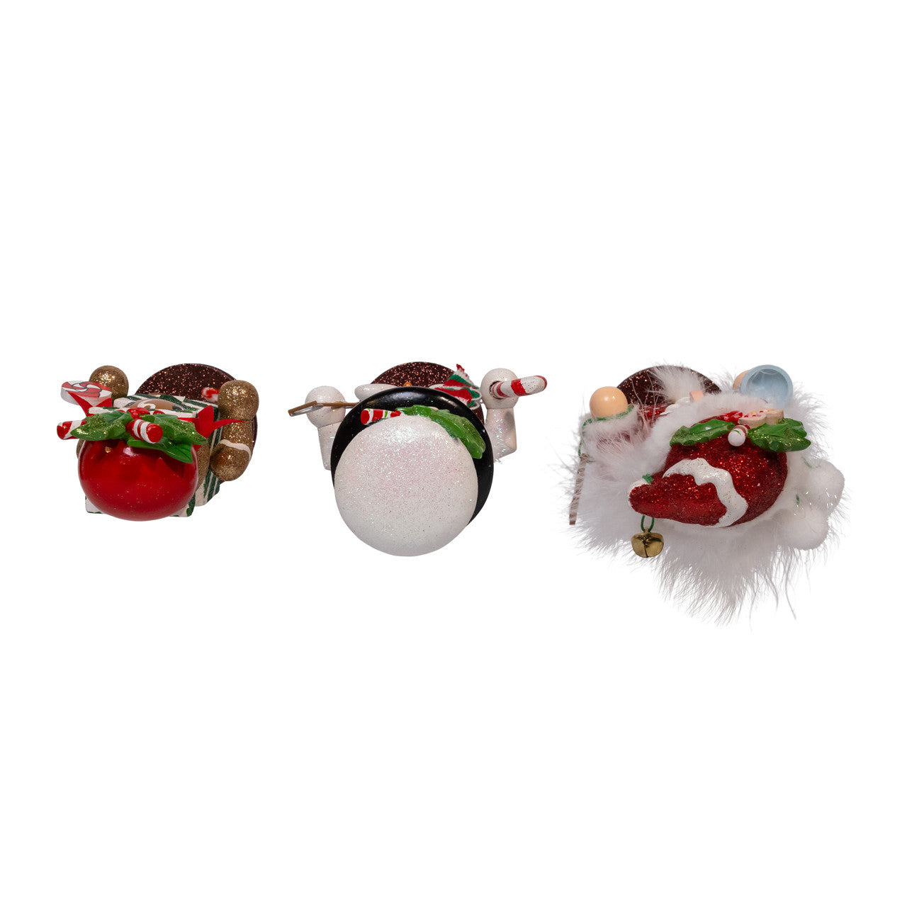 8" Hollywood Nutcrackers™ Santa, Gingerbread & Snowman Nutcrackers