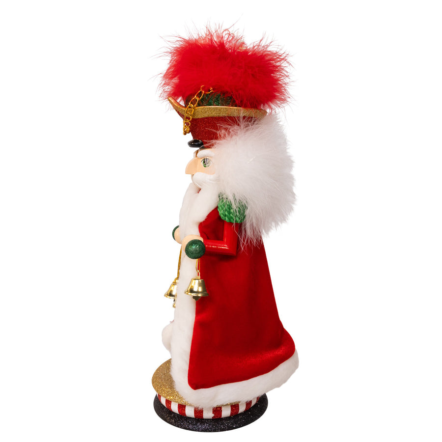 16" Hollywood Nutcrackers™ Red & Green Solider With Bells Nutcracker