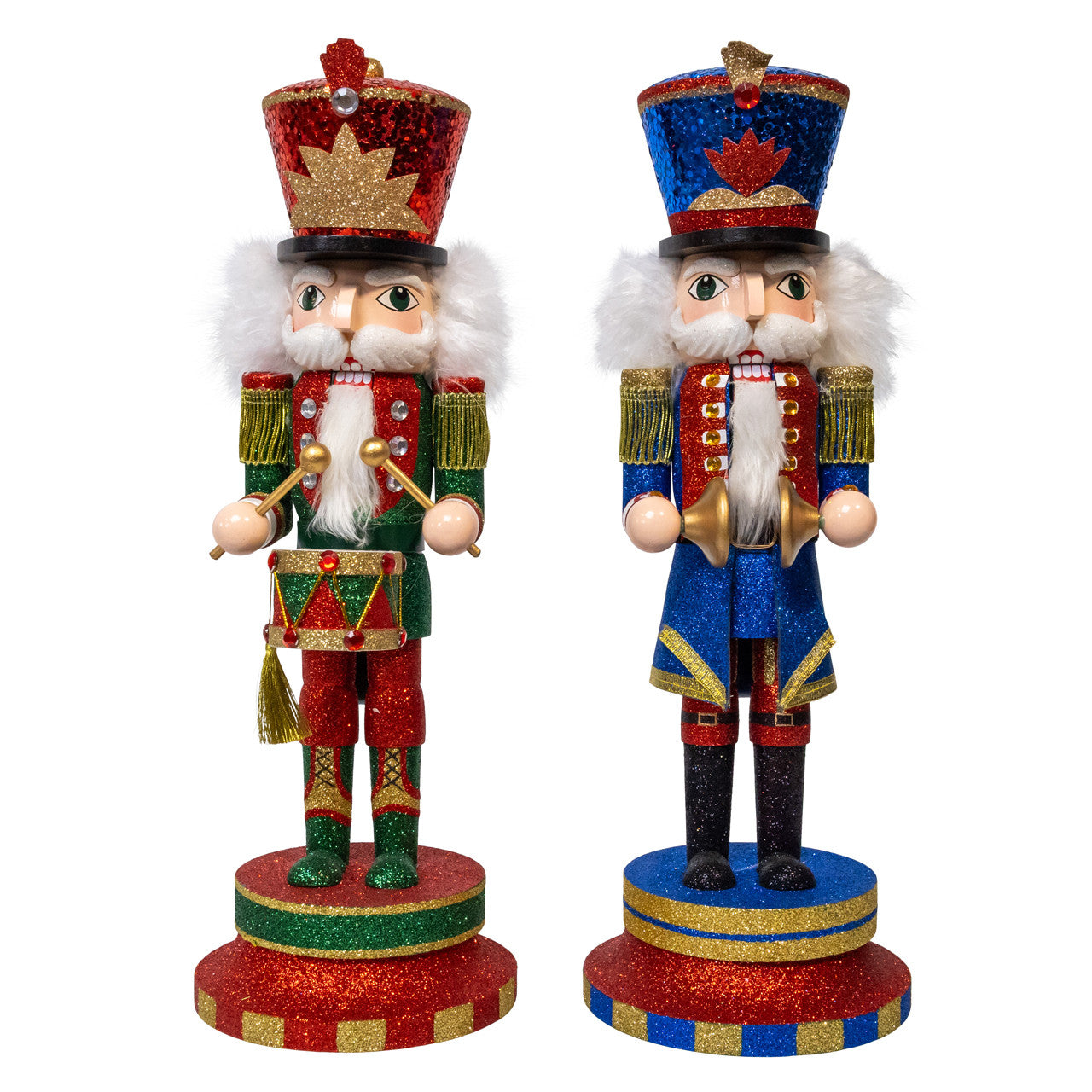 15" Hollywood Nutcrackers™ Soldier With Cymbals or Drums Nutcrackers