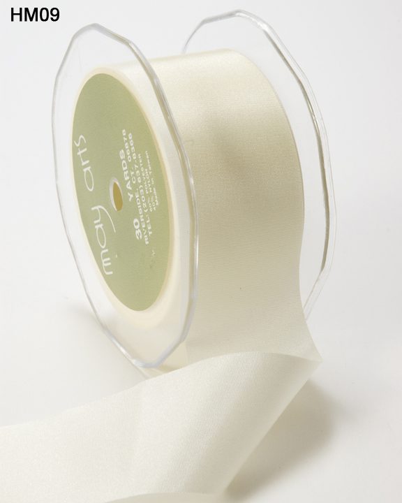 5/8 Inch Iridescent Taffeta Ribbon – HM09 – IVORY