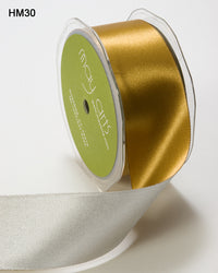 5/8 Inch Iridescent Taffeta Ribbon – HM30 – GOLD/SILVER REVERSIBLE