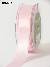 1 Inch Satin Ribbon with Woven Grosgrain Edge – HN17 – PINK