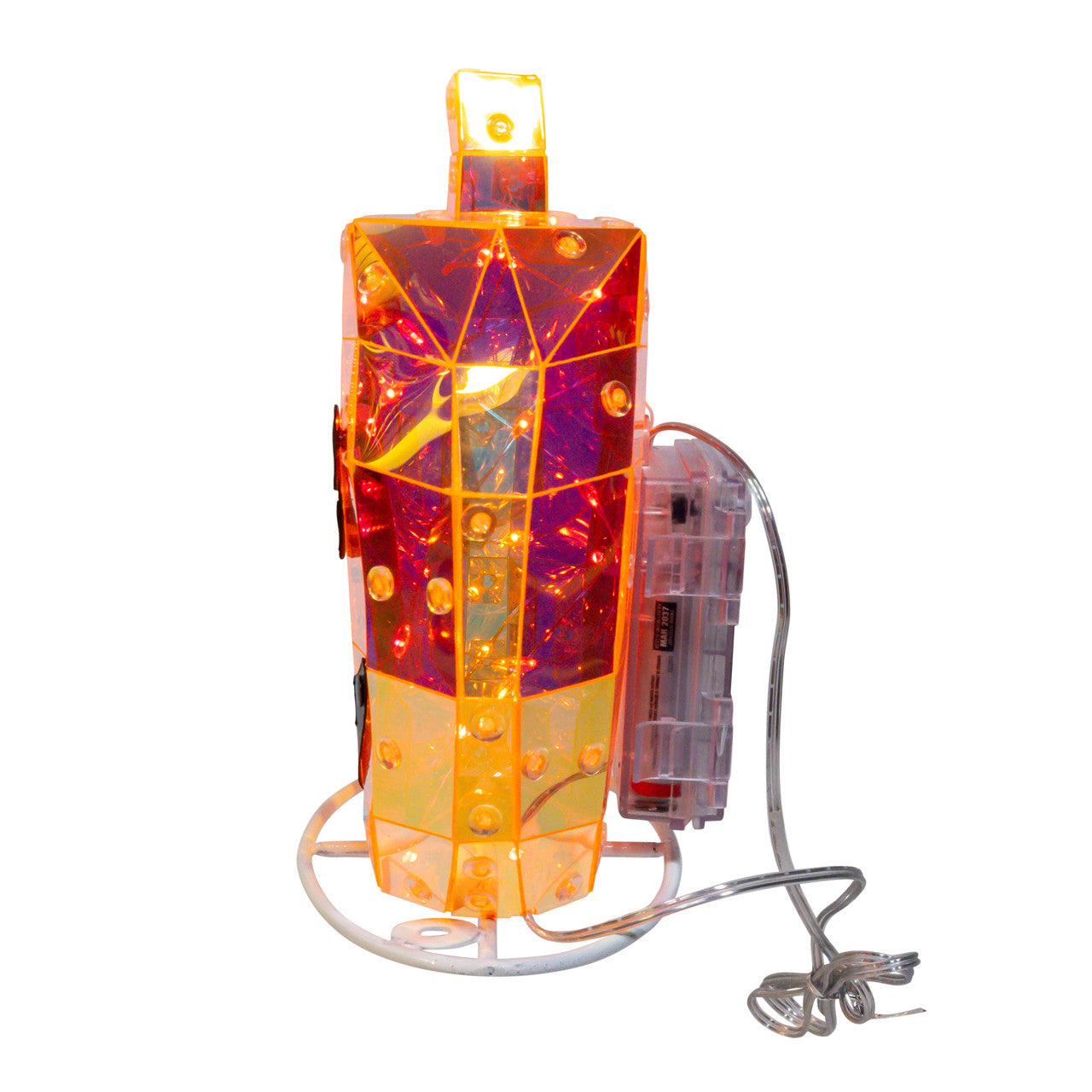 6.6" Battery Operated Magical Iridescence Holographic Jack-O-Lantern