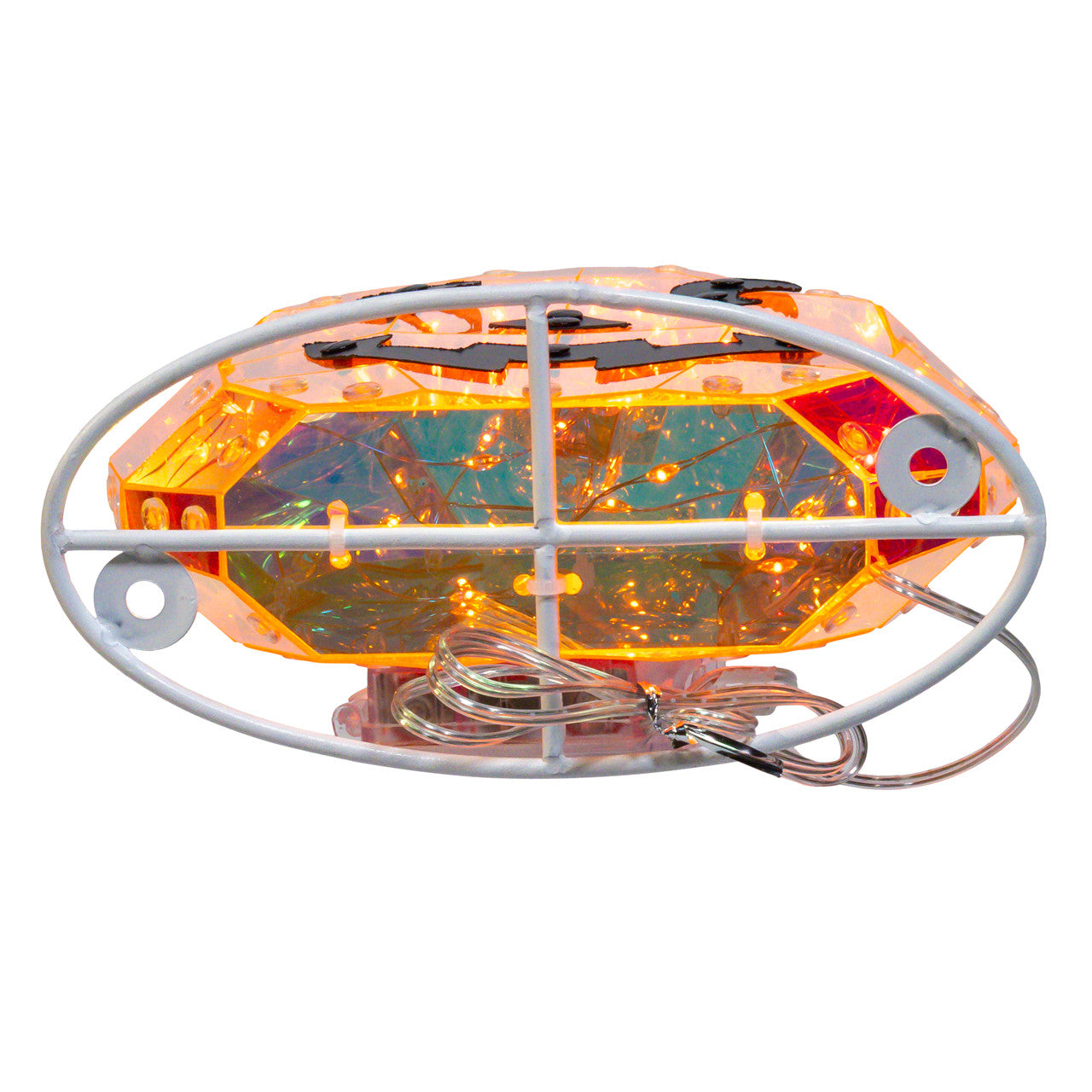 6.6" Battery Operated Magical Iridescence Holographic Jack-O-Lantern
