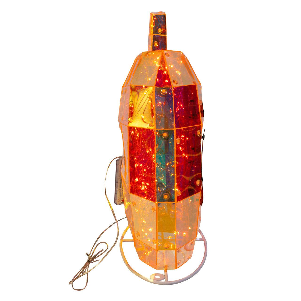 13.7" Battery Operated Magical Iridescence Holographic Jack-O-Lantern
