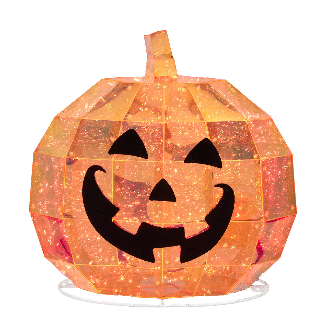13.7" Battery Operated Magical Iridescence Holographic Jack-O-Lantern
