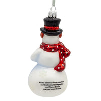 Hershey's™ Glass Snowman Kisses Ornament