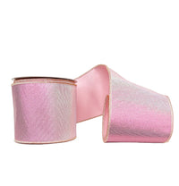 A Sweet Pink Iridescent Double-Fused Tafetta Backing- Double- Sided- 4
