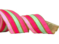 Pre-Order 2026- The Ba Bam Collection- PINK/MINT Gold Bling Stripe  4
