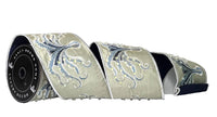 Pre-Order 2026-Opulent Octopus Sand & Navy Double Faced Wired 4