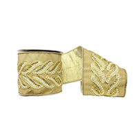Gold Pearl and Gold Gem Encrusted Patterned Trim Gold Metallic Dupioni Backing 4
