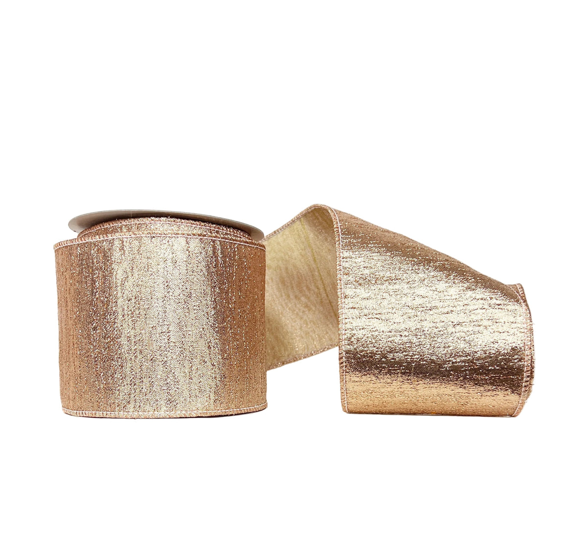 Copper Aurora Wired Ribbon 4"x10Y