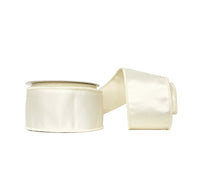 Ivory Satin Ribbon 2.5