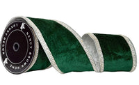 Pre-Order 2026- Green Lux Double Faced Wired Ribbon 4