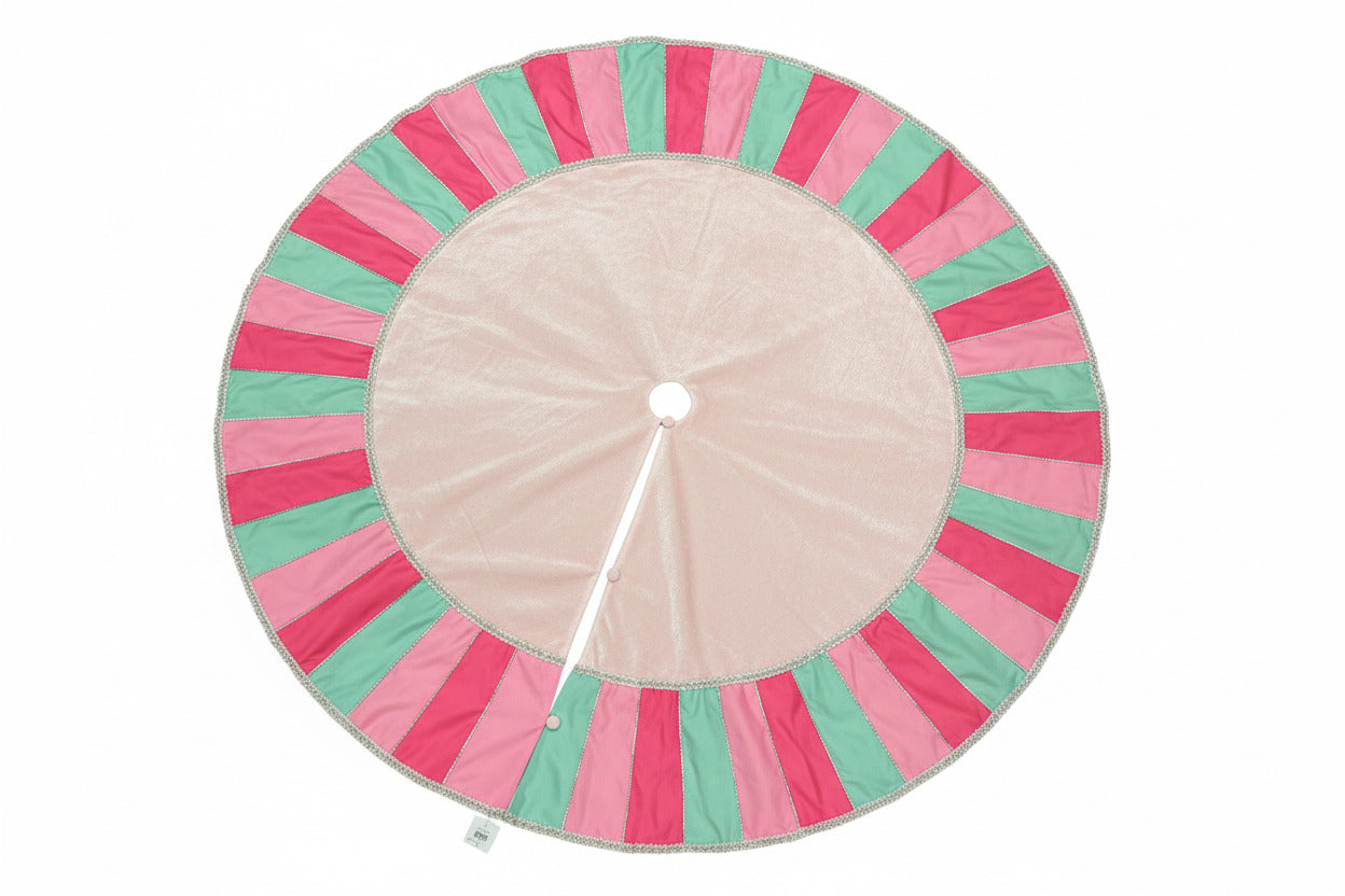 Pre-Order 2026- The Ba Bam Collection Pink/Mint Tree Skirt
