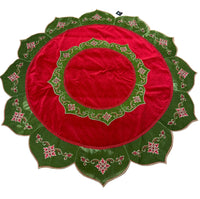 Pre-Order 2026- The Maison Rouge Collection Velvet & Embroidery Table Overlay
