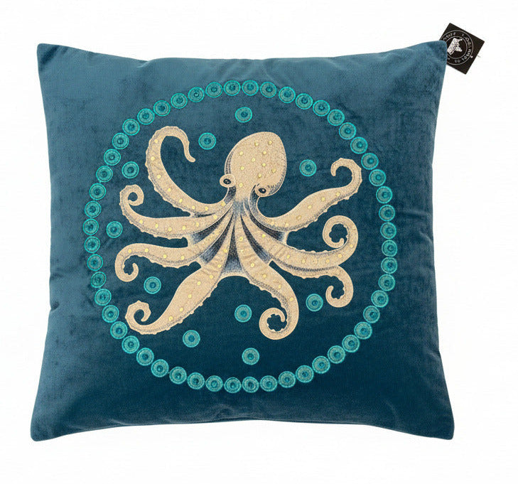 Pre-Order 2026- The Opulent Octopus Collection Velvet Pillow Cover