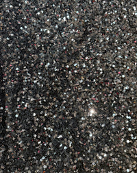 Pre-Order 2026- Black Sequin And Velvet Round Tablecloth/ Underskirt 108”