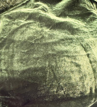 Pre-Order 2026- Hunter Green Velvet Lined Back Round Tablecloth/ Underskirt 108”
