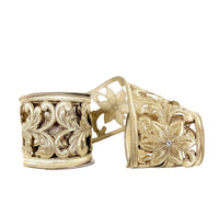 Gold Metallic Floral Scroll 4