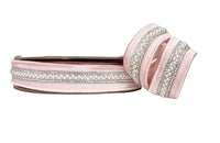 Pre-Order 2026- Pink Velvet With Pearl And Bling Lux Trim 1