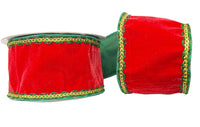 Pre-Order 2026- Red Velvet With Green & Gold Trim 4