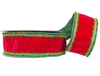 Pre-Order 2026- Red Velvet with Green & Gold Trim 2.5