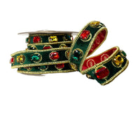 Pre-Order 2026- Green Velvet Large Gemstones 1