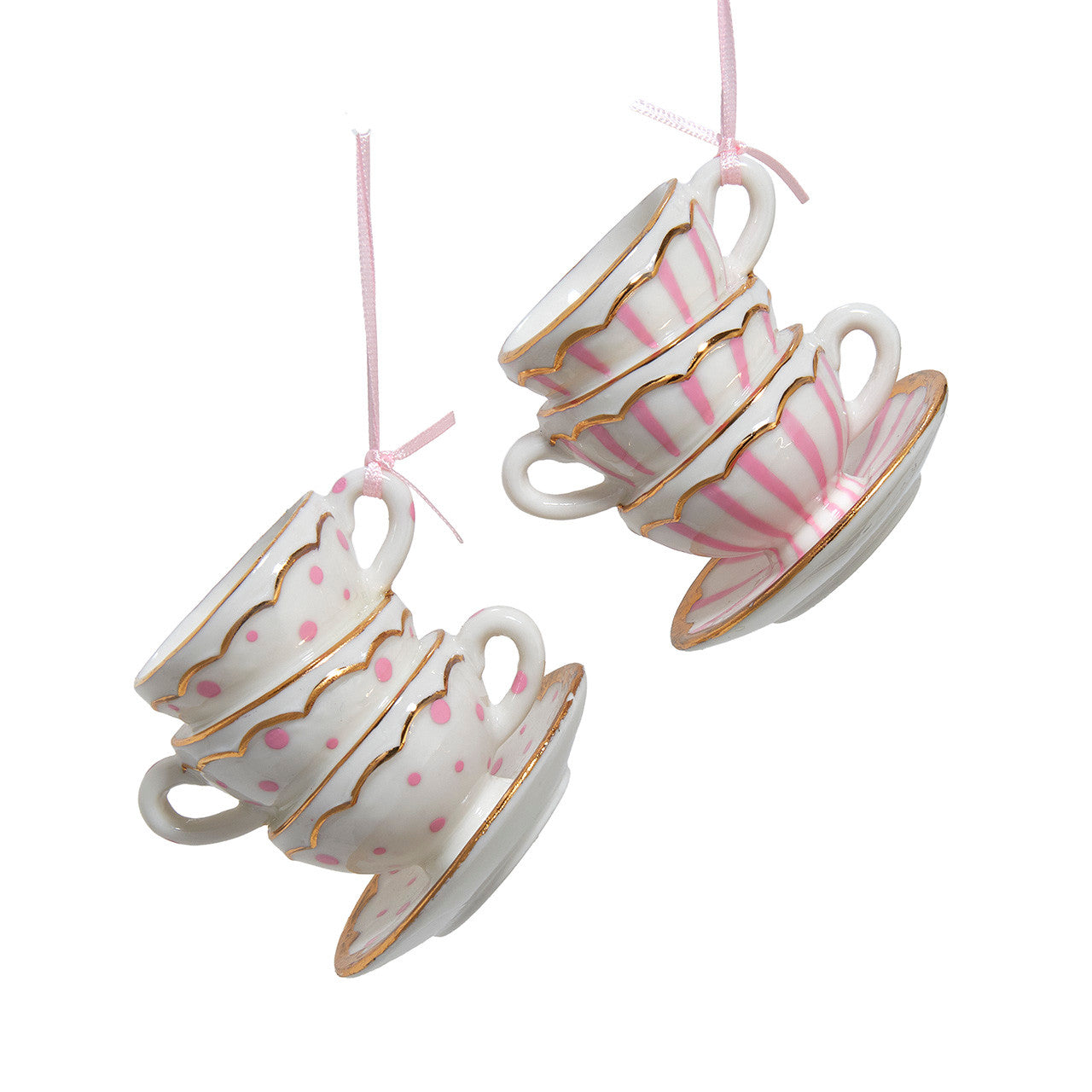 Porcelain Tea Cup Ornaments