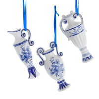Blue & White Vase Ornaments