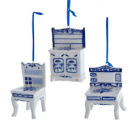 Blue & White Cabinet Ornaments