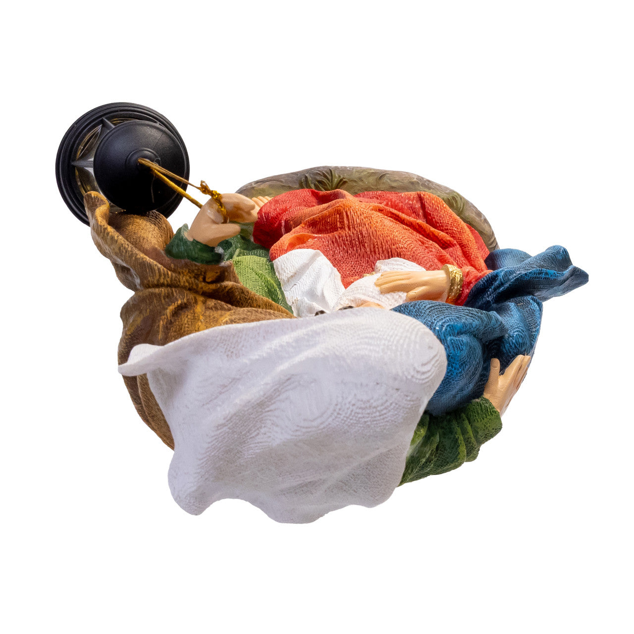 Battery Operated Holy Family With Lantern Table Piece