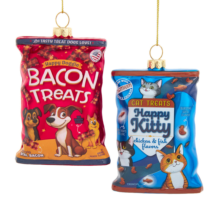 Glass Pet Treats Ornaments