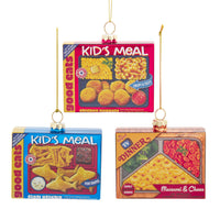 Glass TV Dinner Ornaments