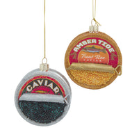 Glass Caviar Ornaments