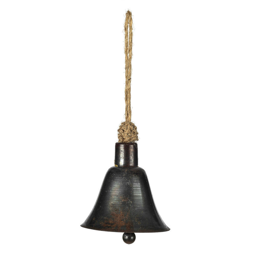 3.5" Matte Gunmetal Bell Ornament