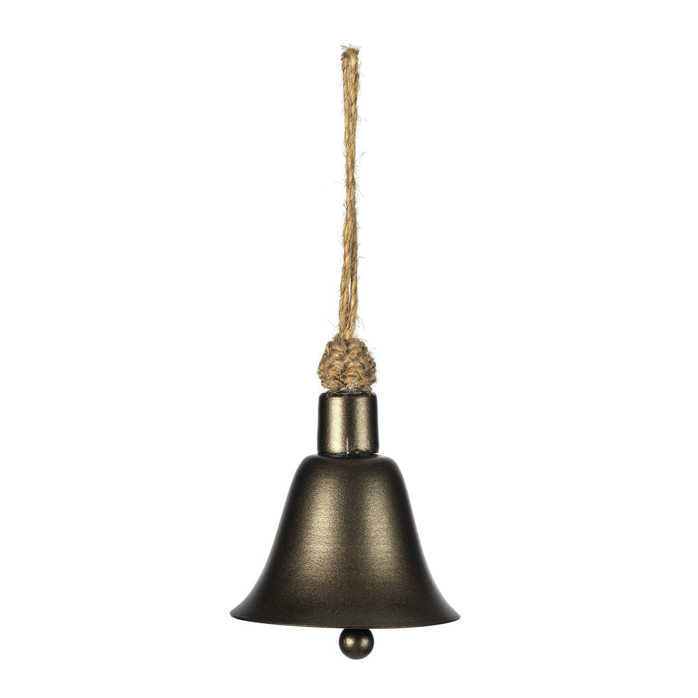 3.5" Matte Mocha Bell Ornament