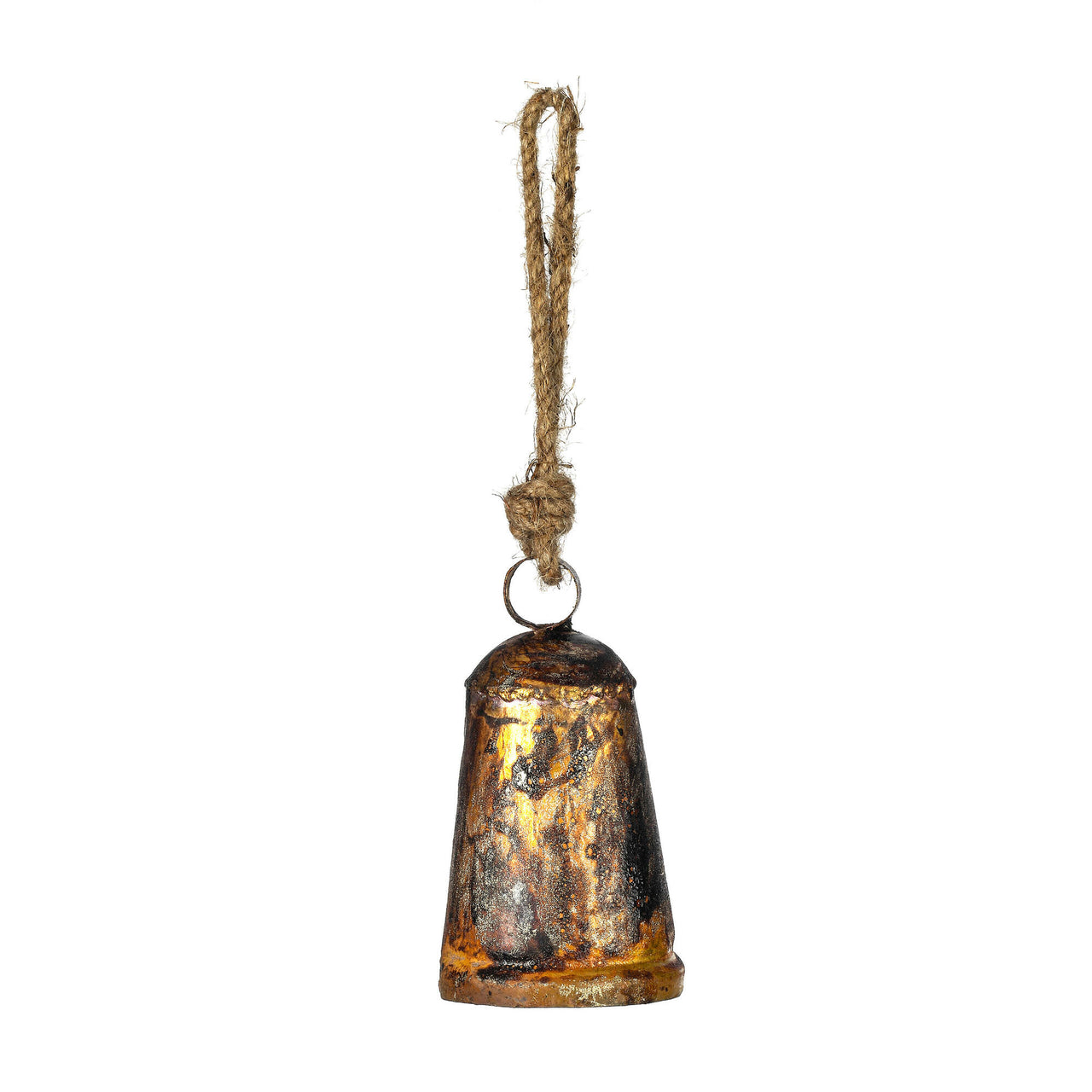 6" Antique Gold Country Bell Orn