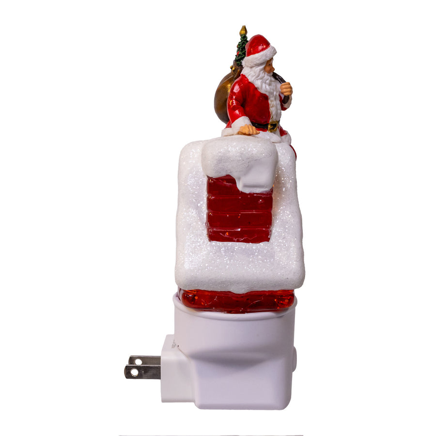 House With Santa LED Night Light
