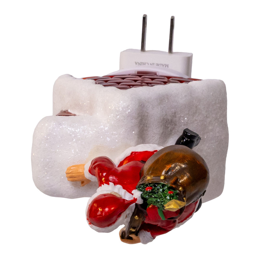 House With Santa LED Night Light