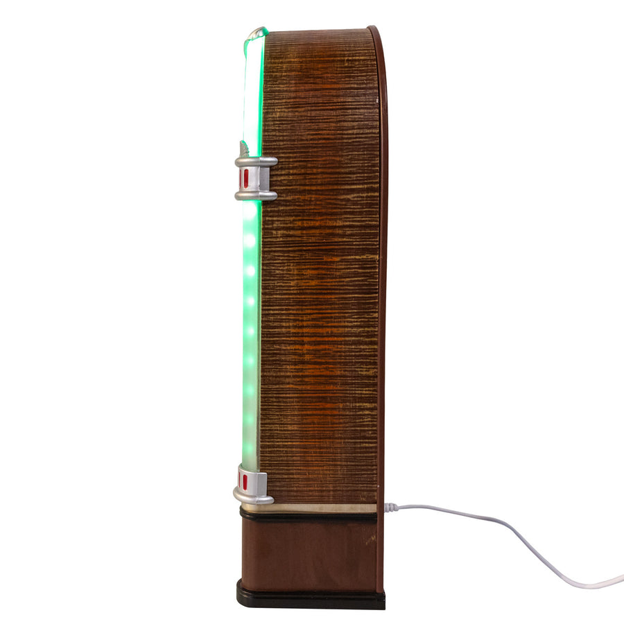 13" USB Musical LED Juke Box With Santa Table Piece