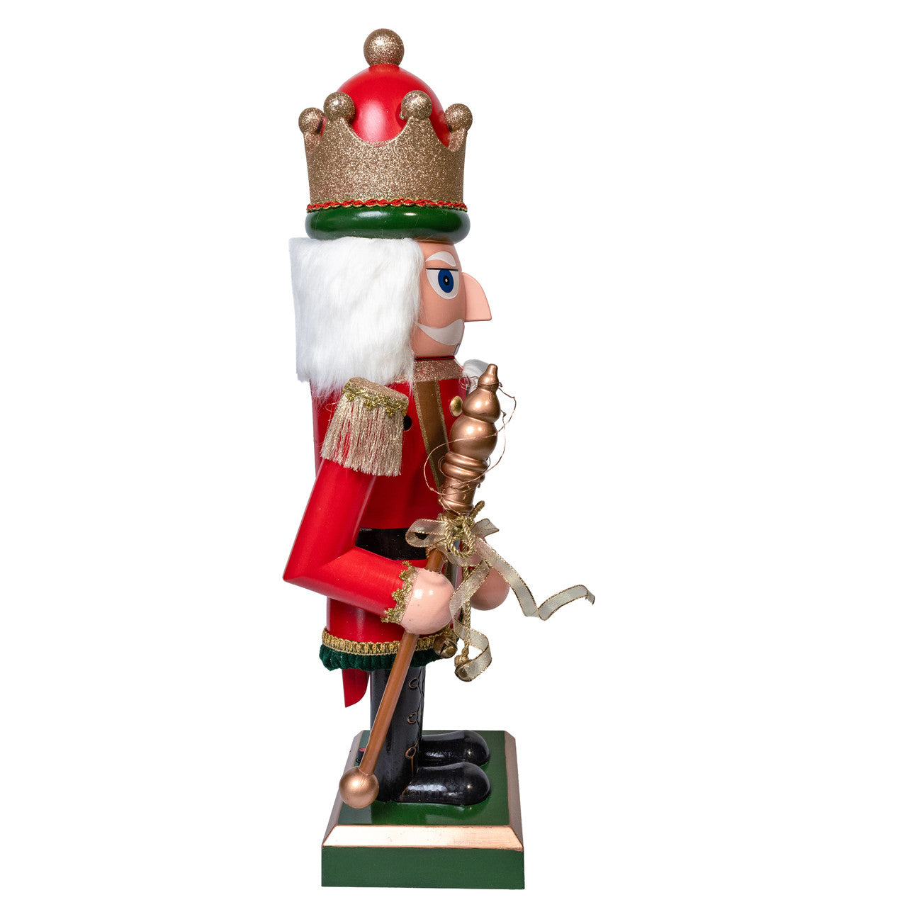 43â€œ LED Lighted Musical Collapsible Nutcracker