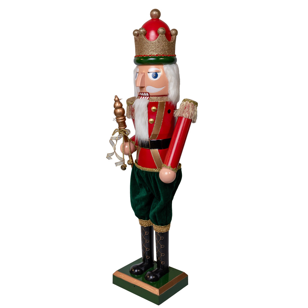 43â€œ LED Lighted Musical Collapsible Nutcracker