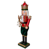 43â€œ LED Lighted Musical Collapsible Nutcracker