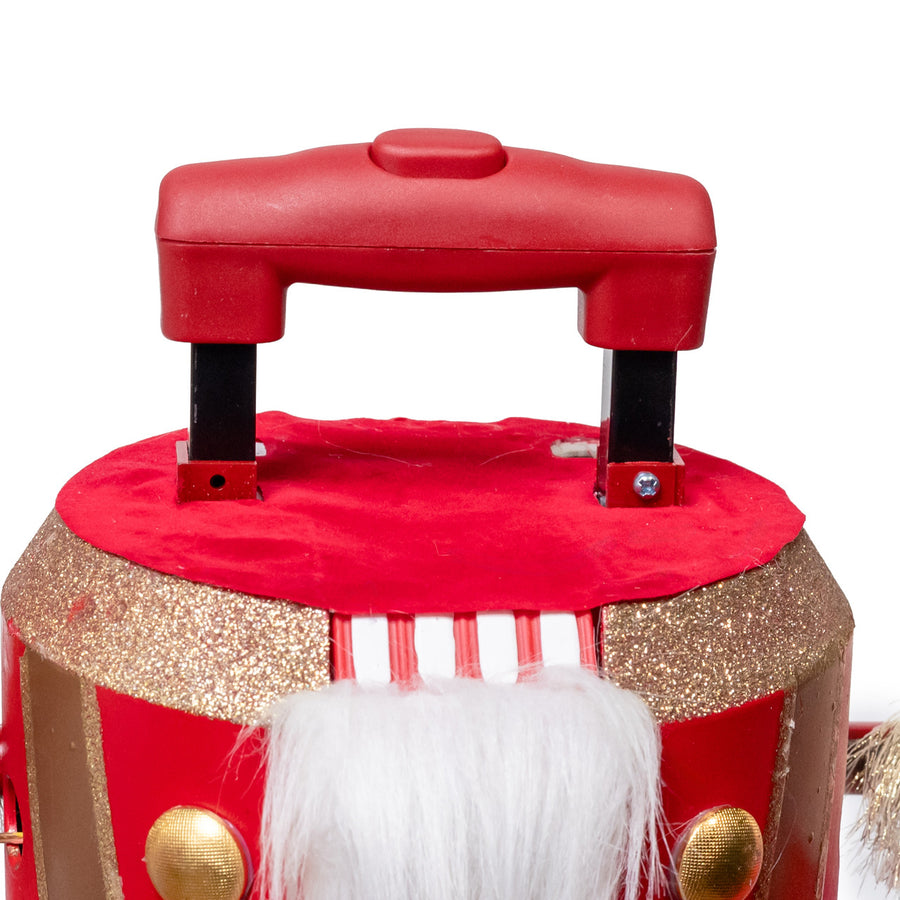 43â€œ LED Lighted Musical Collapsible Nutcracker