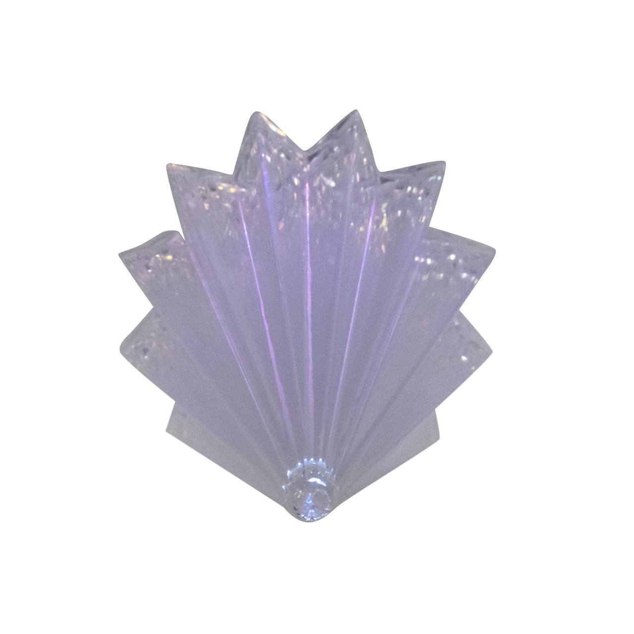 13.75" Battery Operated Cool White LED Cone Tree