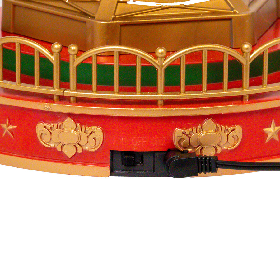 20.5" Musical Moving LED Drop Tower With 5 Figures