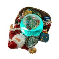 100MM Musical Santa With Children & Tree Water Globe