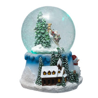 100MM Musical Santa, Snowman & Tree Snow Globe
