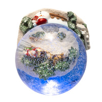 100MM Musical Santa, Snowman & Tree Snow Globe